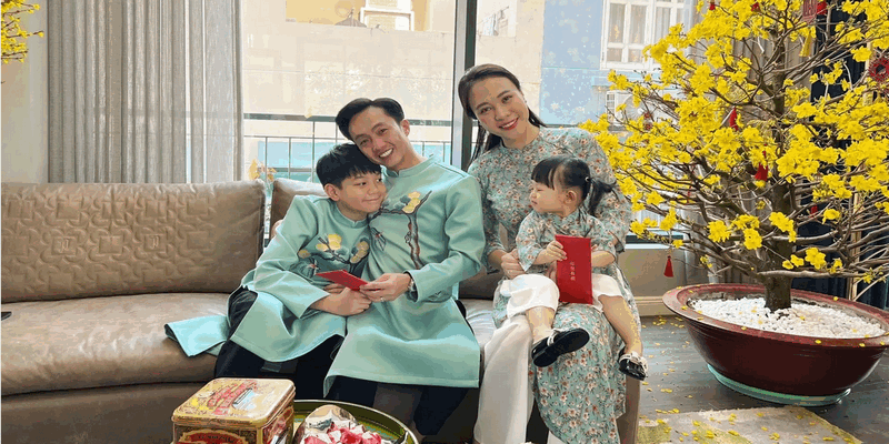 Cường đô la dọn nhà đón tết Gia đình Cường đô la hạnh phúc đón tết