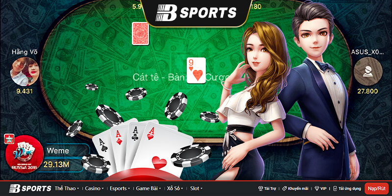Luật chơi game bài cắt tê BSports Luật chơi game bài cắt tê BSports