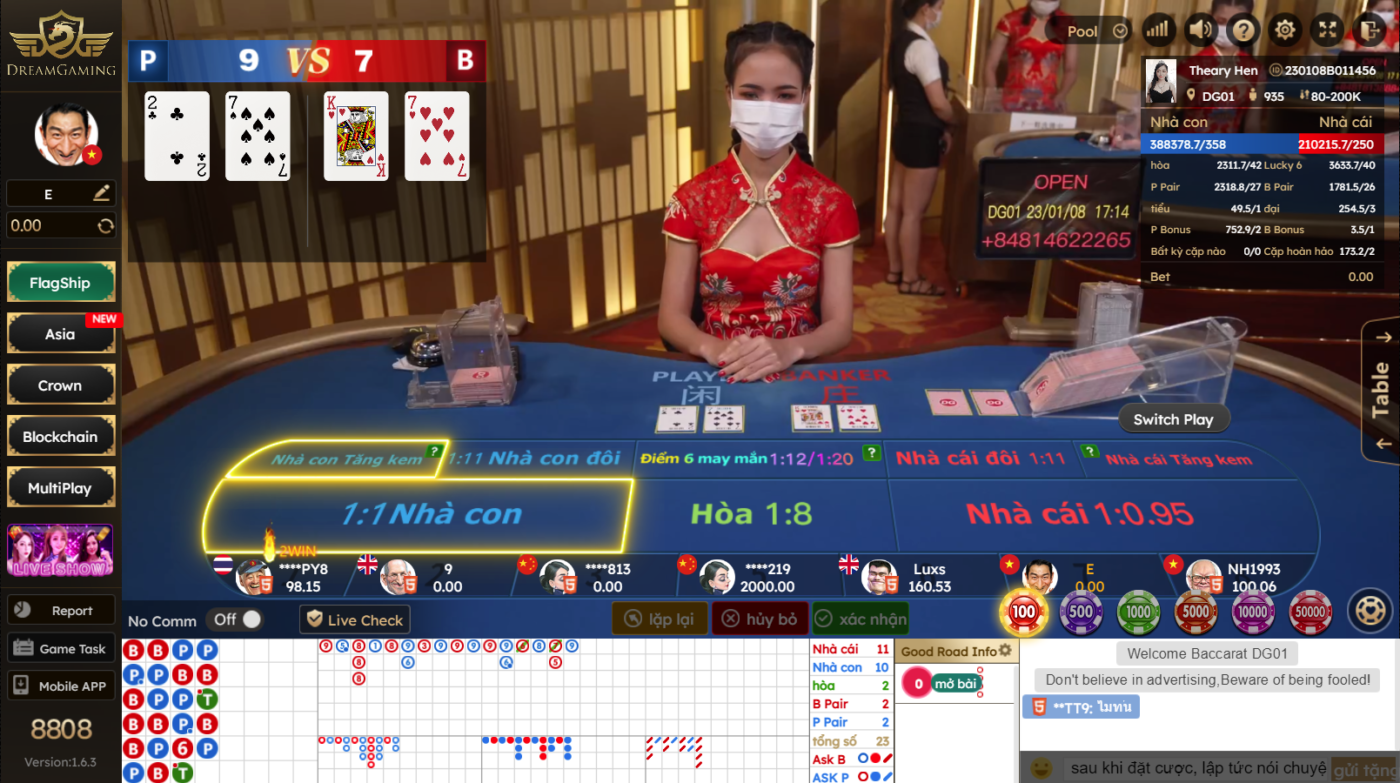 Trò chơi baccarat online tại sảnh casino DG tại Bsports Trò chơi baccarat online tại sảnh casino DG tại Bsports