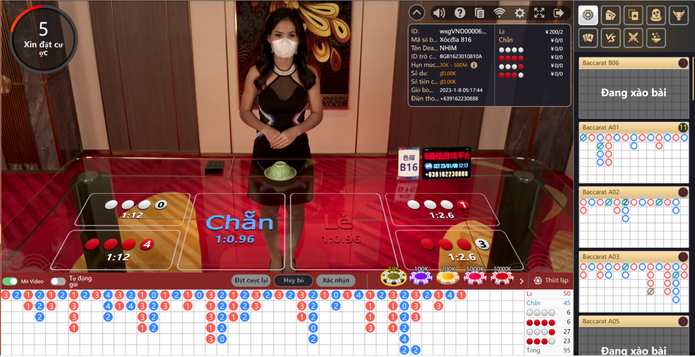 Trò chơi xóc đĩa tại sảnh casino BG của Bsports Trò chơi xóc đĩa tại sảnh casino BG của Bsports