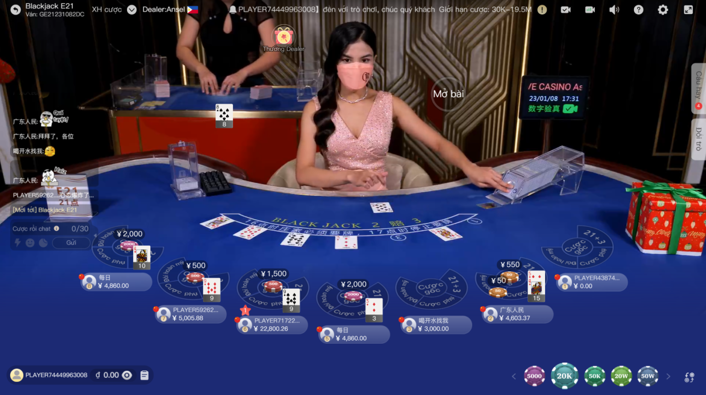 Trò chơi Blackjack tại sảnh Casino OB của Bsports Trò chơi Blackjack tại sảnh Casino OB của Bsports