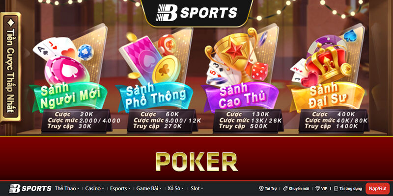 Thứ tự bài poker Thứ tự bài poker
