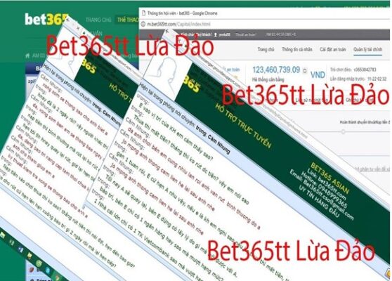 Bóc phốt nhà cái lừa đảo Bet365 Bóc phốt nhà cái lừa đảo Bet365