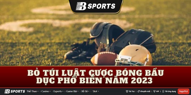 Luật cược bóng bầu dục vô cùng đơn giản