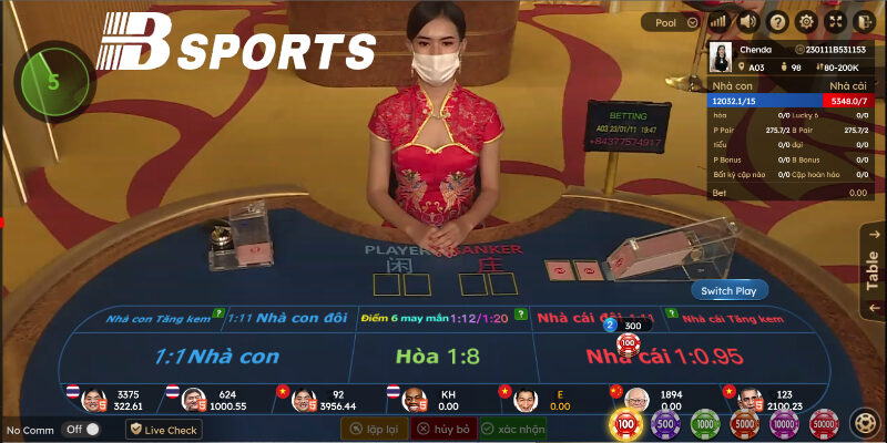 Casino sảnh DG Bsports