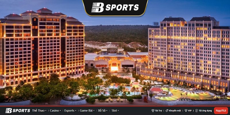 Cảnh đẹp tại casino Hồ Tràm