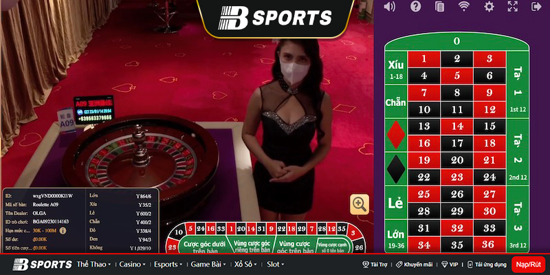 Những hình thức cược khi chơi Roulette