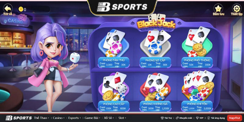 Mẹo chơi blackjack online quan sát kỹ số điểm nhà cái