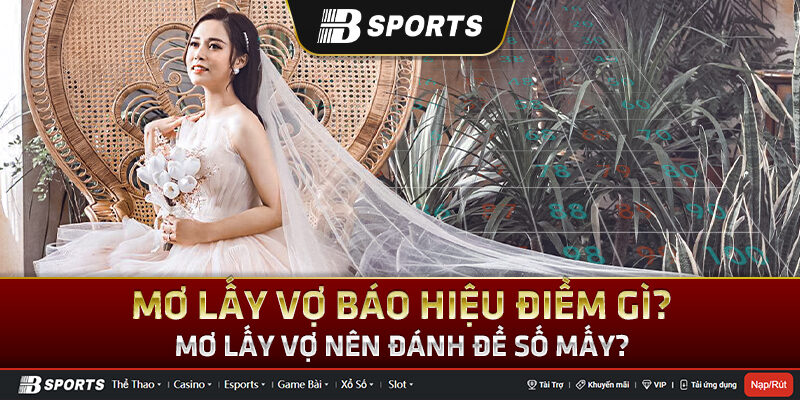 Mơ lấy vợ nên đánh đề con gì? Mơ lấy vợ nên đánh đề con gì?