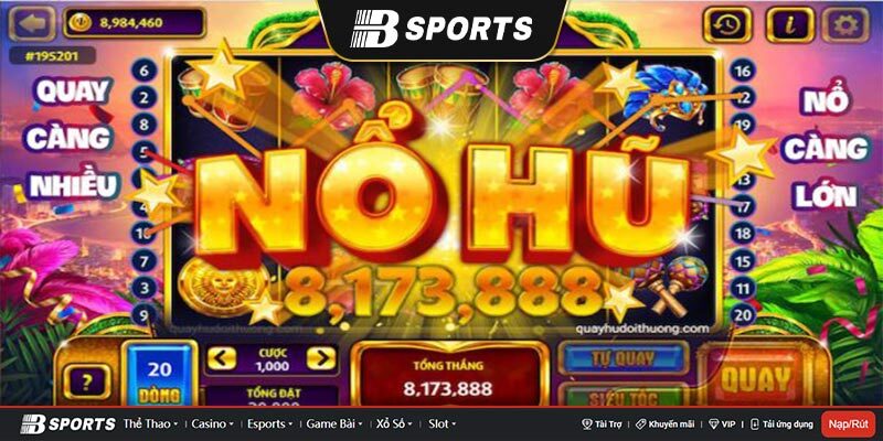 Một số nút quan trọng trong game quay hũ đổi thưởng Một số nút quan trọng trong game quay hũ đổi thưởng