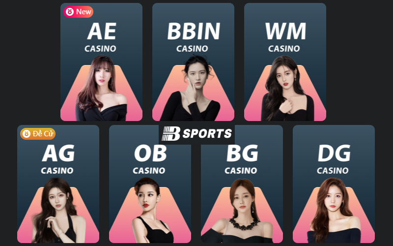 Các sảnh Casino tại nhà cái Bsports Các sảnh Casino tại nhà cái Bsports