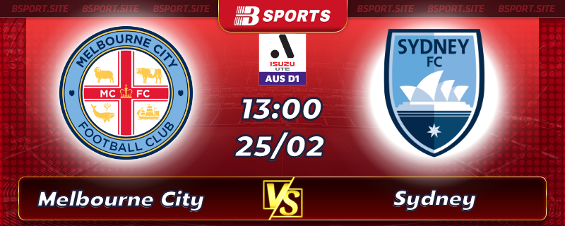 Soi kèo tỷ số Melbourne City vs Sydney vào lúc 13h00 ngày 25/02/2023 Soi kèo tỷ số Melbourne City vs Sydney vào lúc 13h00 ngày 25/02/2023
