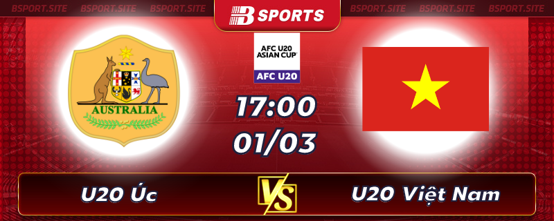 Soi kèo tỷ số U20 Úc vs U20 Việt Nam vào lúc 17h00 ngày 01/03/2023 Soi kèo tỷ số U20 Úc vs U20 Việt Nam vào lúc 17h00 ngày 01/03/2023