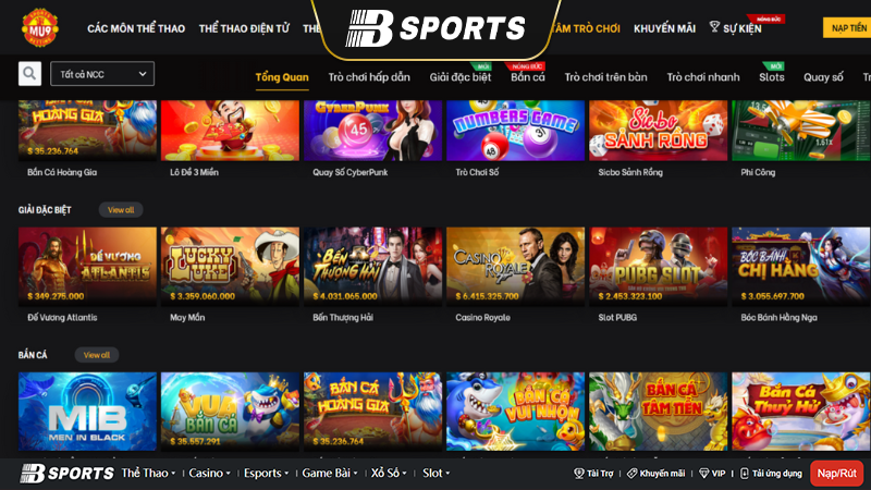 Sảnh game center tại đây vô cùng đa dạng Sảnh game center tại đây vô cùng đa dạng