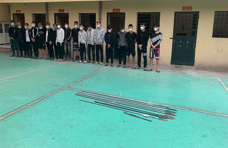Các đối tượng đã bị bắt giữ lần lượt ngay sau đó
