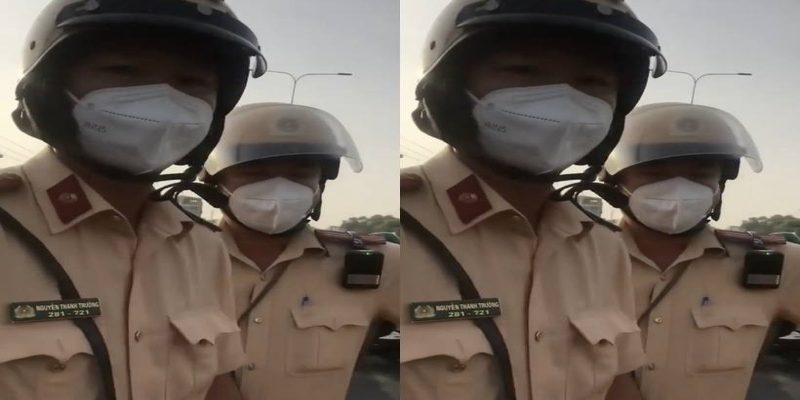 CSGT trong clip là không phù hợp khi làm việc cùng với người dân CSGT trong clip là không phù hợp khi làm việc cùng với người dân