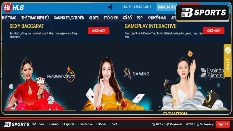 Trò chơi siêu hấp dẫn tại Hl8