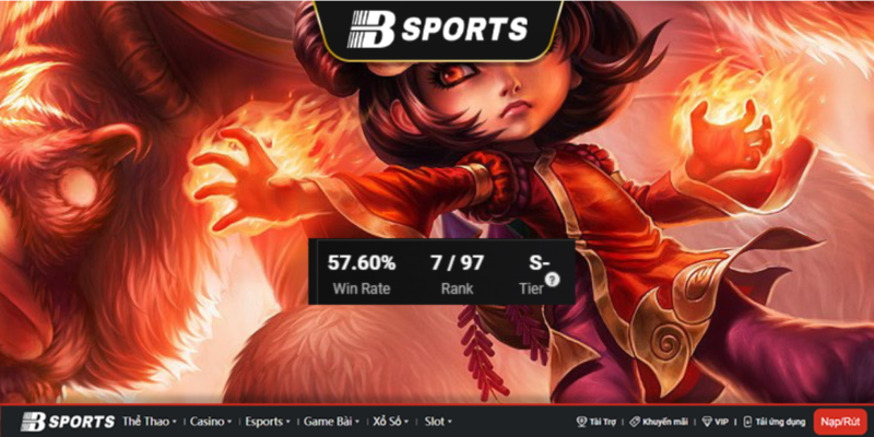 Annie với tỷ lệ thắng 57,6% Annie với tỷ lệ thắng 57,6%