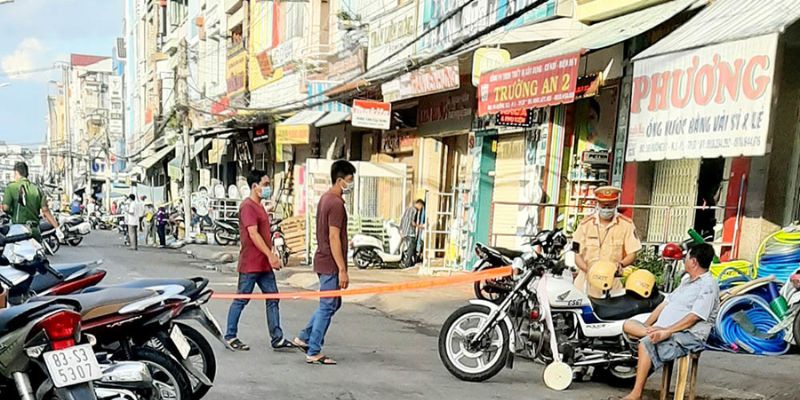 Công an đã nhanh chóng có mặt tại hiện trường (hình minh họa)