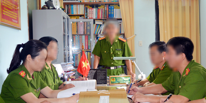 Đã ra quyết định xử phạt Đại úy Trung