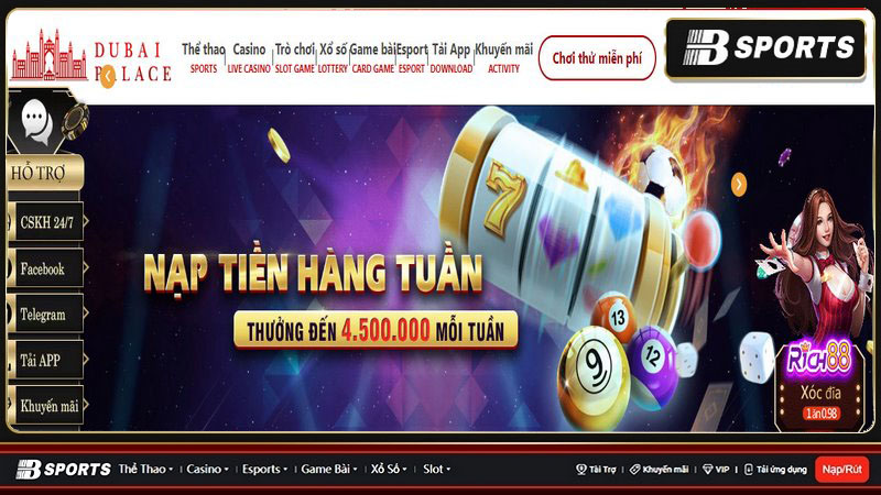 Thỏa mãn đam mê cá cược tại Dubai palace