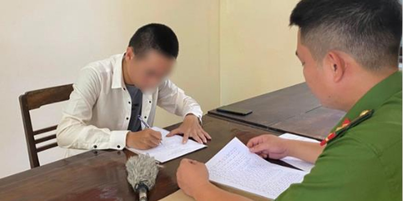 Công an xét xử và tiến hành đưa Triệu Tạ Mềnh ra toà xử phạt và kết tội (Ảnh minh hoạ)