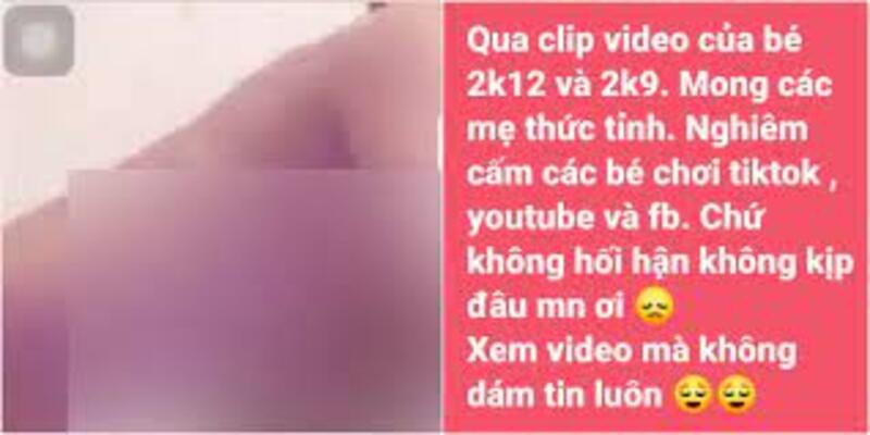 Cụm từ link 2k9 và vấn nạn chia sẻ clip nhạy cảm của trẻ thành niên Cụm từ link 2k9 và vấn nạn chia sẻ clip nhạy cảm của trẻ thành niên