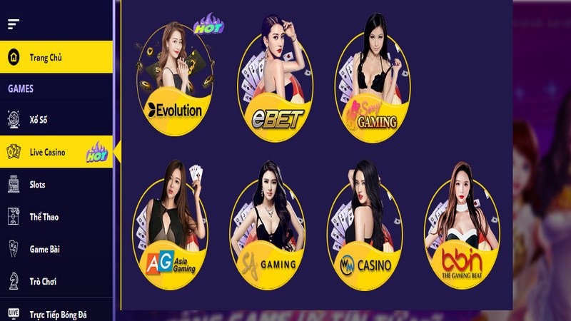 Các dealer, đối thủ xuất hiện trên live casino tại Vnloto đều là người thật