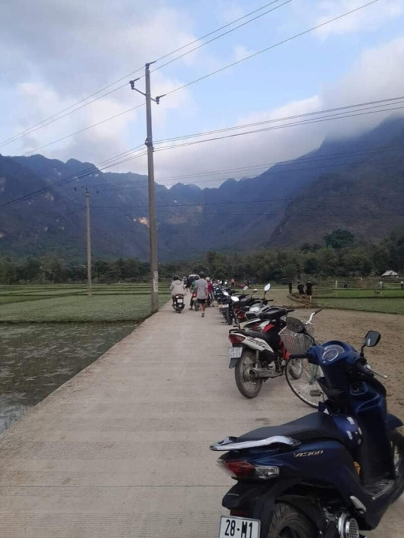 Khu vực gần với nơi nam sinh chết đuối khi đi tham quan