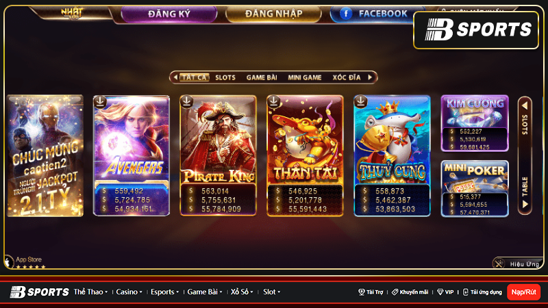 Trải nghiệm cùng đa dạng thể loại game khác nhau