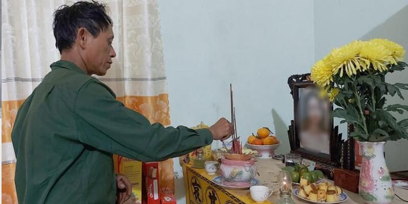 Ông Huề đau buồn trước di ảnh con gái út