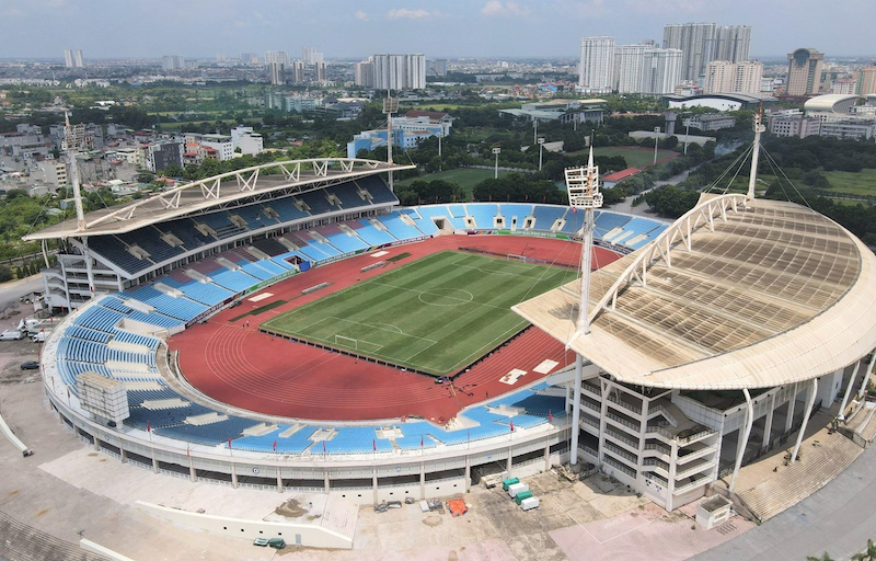 Sân vận động Mỹ Đình chính thức đi vào xây dựng và phát triển năm 2002
