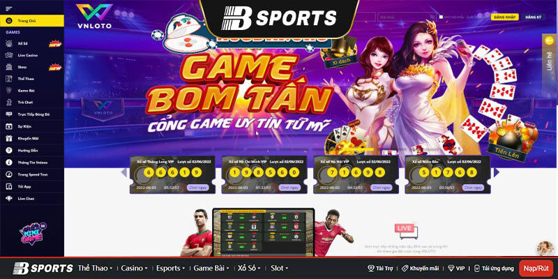 Các loại game tại nhà cái slot vnloto