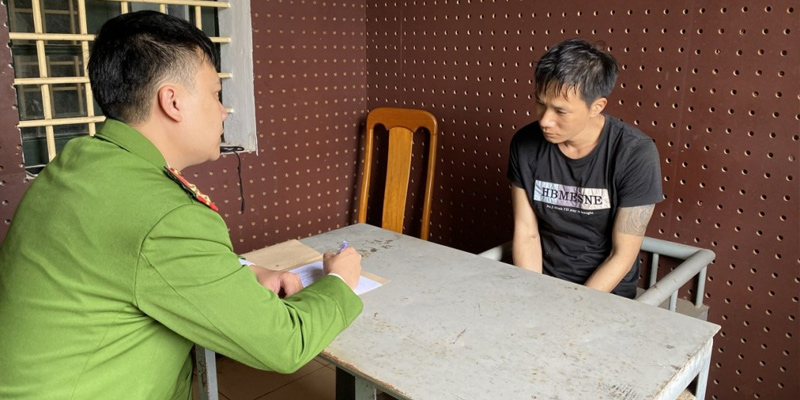 Công an tiến hành lấy lời khai và điều tra thêm về vụ việc trộm cắp