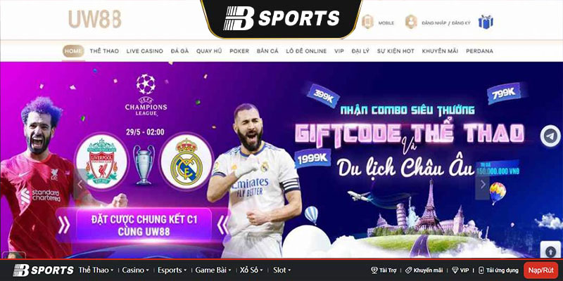 Nhận combo siêu thưởng Nhận combo siêu thưởng tại nhà cái UW88