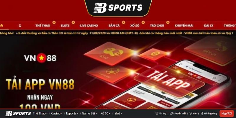 Phiên bản app Mobile Vn88 Phiên bản app Mobile Vn88