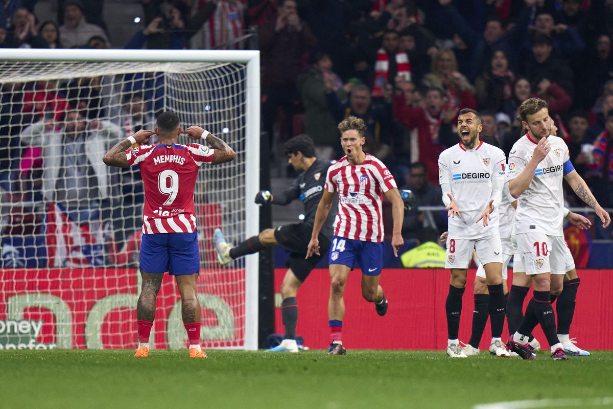 Atletico đã có chiến thắng 6 - 1 trước Sevilla ở vòng 24 La Liga 2022/23