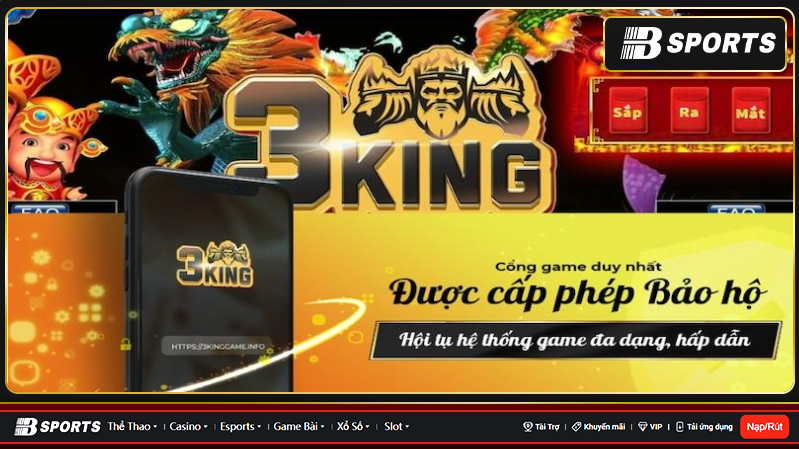 Tại sao anh em nên lựa chọn trải nghiệm game 3king