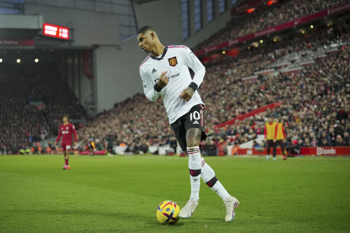 Marcus Rashford đã có phong độ không như mong đợi ở trận thua của MU trước Liverpool