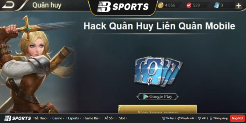 Hack quân huy sẽ làm mất đi tính công bằng của trò chơi Hack quân huy sẽ làm mất đi tính công bằng của trò chơi
