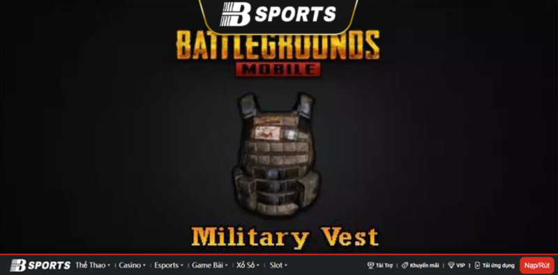 Áo giáp PUBG phiên bản quân đội (Level 3) Áo giáp PUBG phiên bản quân đội (Level 3)