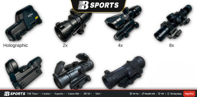 Tất cả các phụ kiện PUBG Scope có thể lắp cho M416 Tất cả các phụ kiện PUBG Scope có thể lắp cho M416