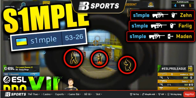 S1mple cần lấy lại phong độ để đưa Rồng vàng vượt đại dương S1mple cần lấy lại phong độ để đưa Rồng vàng vượt đại dương