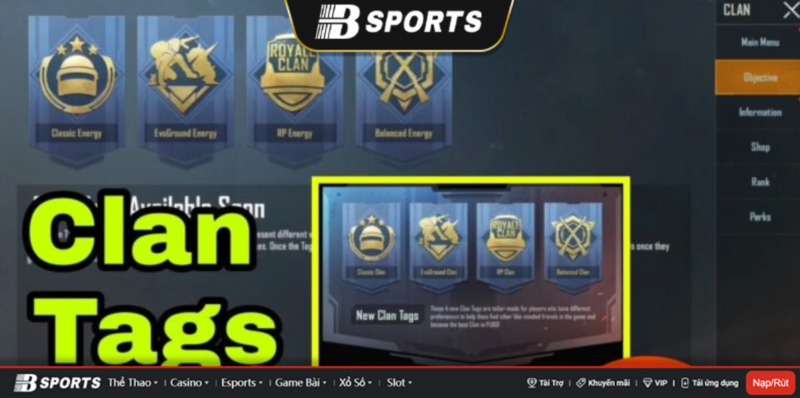 Clan tag cần lưu ý của PUBG Mobile Clan tag cần lưu ý của PUBG Mobile