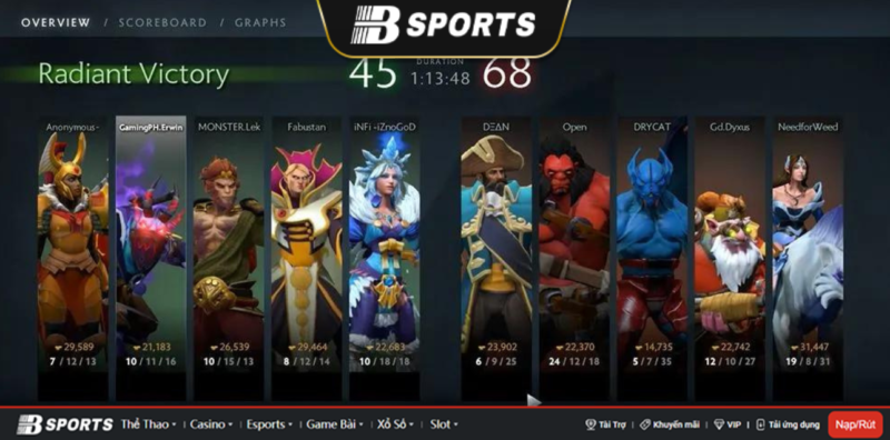 Cả 2 đội cần đủ 5 thành viên và chọn tướng để bắt đầu Match Cả 2 đội cần đủ 5 thành viên và chọn tướng để bắt đầu Match