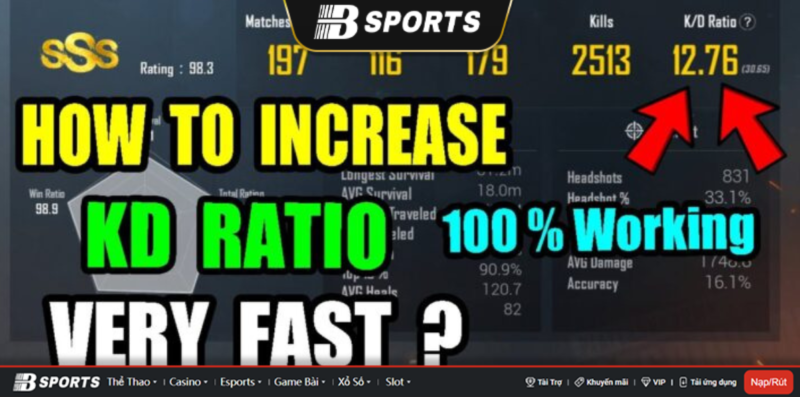 Mẹo để tăng K/D trong PUBG Mobile Mẹo để tăng K/D trong PUBG Mobile