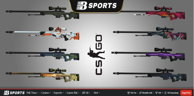 AWP được xem là khẩu súng trường mạnh nhất CSGO AWP được xem là khẩu súng trường mạnh nhất CSGO