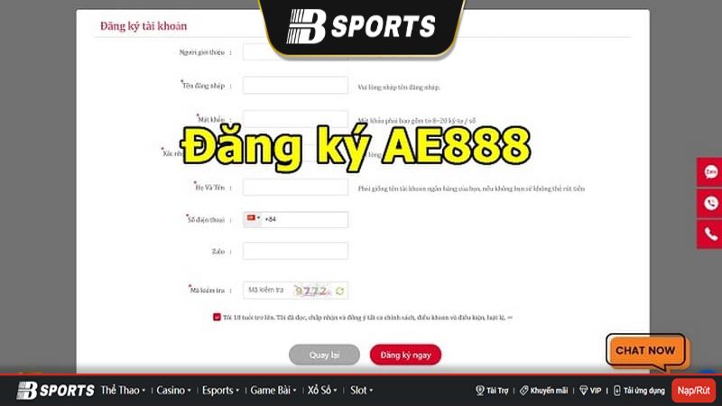 Hướng dẫn các bước đăng ký tài khoản Ae6888 Hướng dẫn các bước đăng ký tài khoản Ae6888
