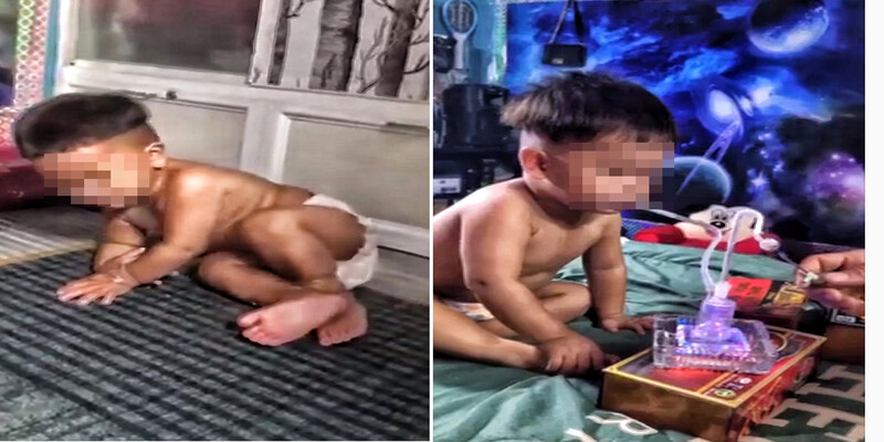 Clip bạo hành trẻ em, ép hút ma túy Clip bạo hành trẻ em, ép hút ma túy