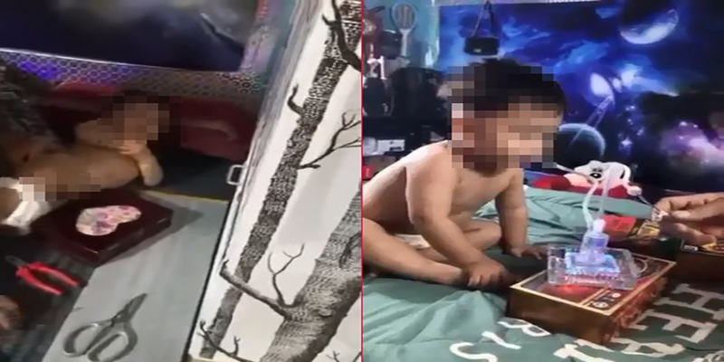 Miêu tả chi tiết về các hình ảnh người đàn ông cho bé trai dùng ma túy đá Miêu tả chi tiết về các hình ảnh người đàn ông cho bé trai dùng ma túy đá